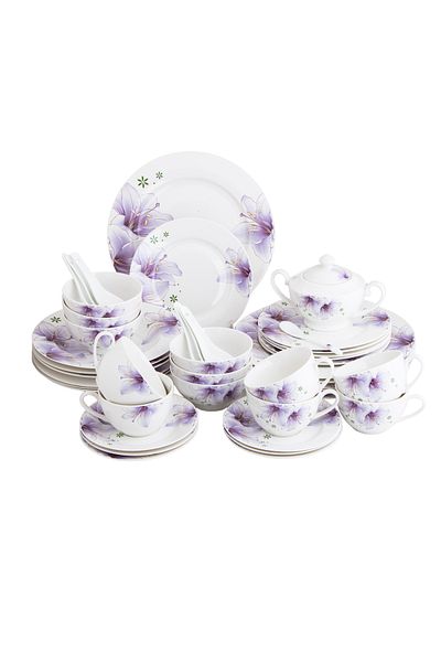 HIC NEWBONE Ceramic Dinner set 45 pieces for 6 persons