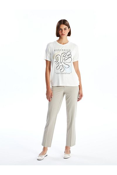 LC Waikiki Women's Slim Fit Straight Trousers
