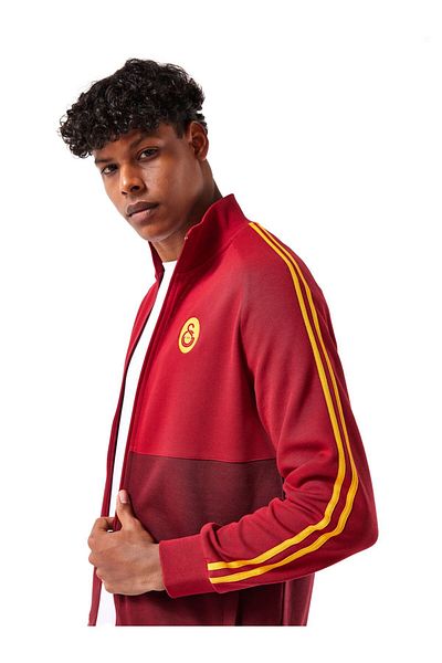 Galatasaray Original Licensed Stand Collar Zippered Sports Jacket