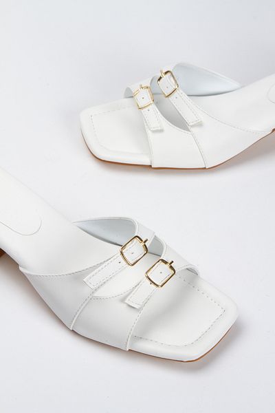 MFT AYAKKABI Women's Style Heeled Stylish Slippers