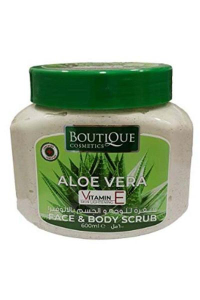 Boutique Face and Body Scrub with Aloe Vera 600 Ml