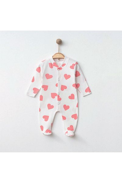 Nayinom Heart Printed Girl Jumpsuit