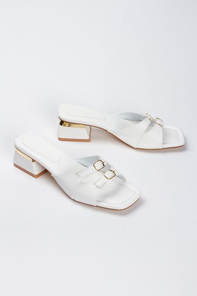 MFT AYAKKABI Women's Style Heeled Stylish Slippers