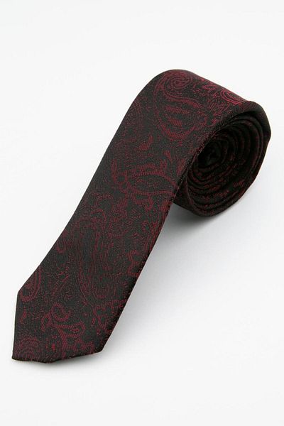 SIRRI Men's Paisley Patterned Tie and Handkerchief Set the Meeting of Classic and Modern Style (5.5X150Cm)