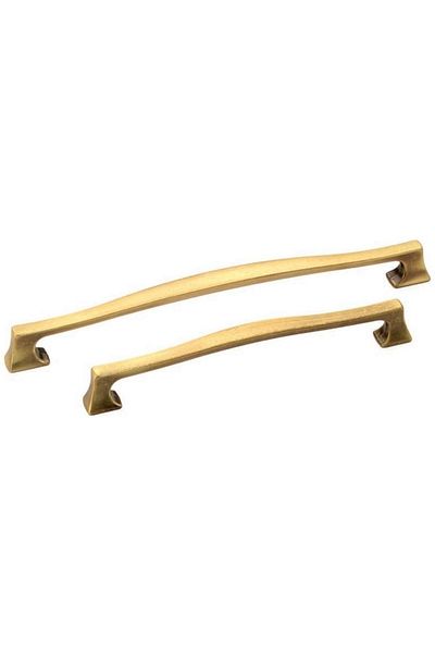 EGESEL Mâner sertar dulap Rota Model 10 bucăți 160 mm Mâner mobilă 1. Clasa Metal / Galben antic și crom