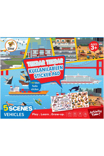 Lino LİNO TEKRAR TEKRAR KULLANABİLEN STİCKER PAD TAŞITLAR