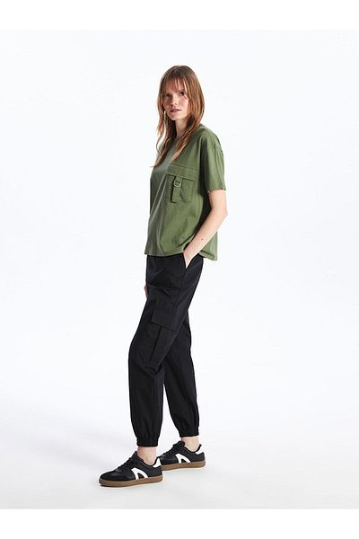 LC Waikiki Women's Elastic Waist Straight Jogger Pants