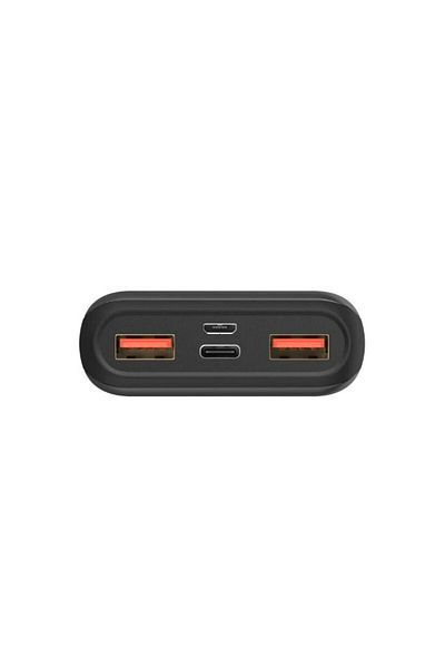 Hama External battery HAMA PD10-HD Power Pack 201662, 10000 mAh, 2x USB-A, 1x USB-C, Quick Charging (Grey)