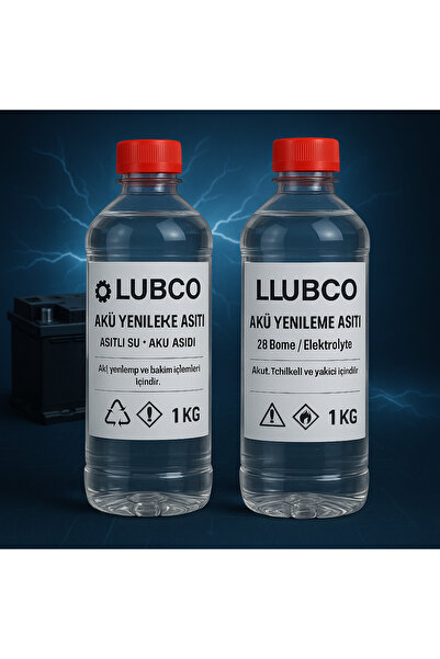 LUBCO akü canlandırma sıvısı 28 Bome 1kg