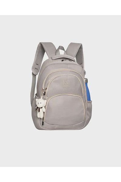 Alone Water Resistant Multi Compartmentgrey Travel School Backpack |   7510