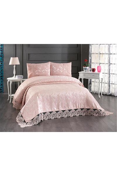 Çeyiz Diyarı Dowry Land Shawl 6 Piece Pique Set Powder