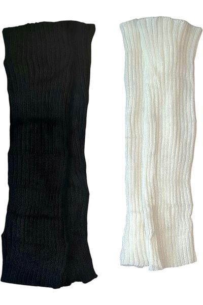 Star Fashion Women's knitted leggings, set of 2 pairs, warm