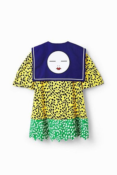 Desigual Paul leopard print cotton blouse, Multicolor, S