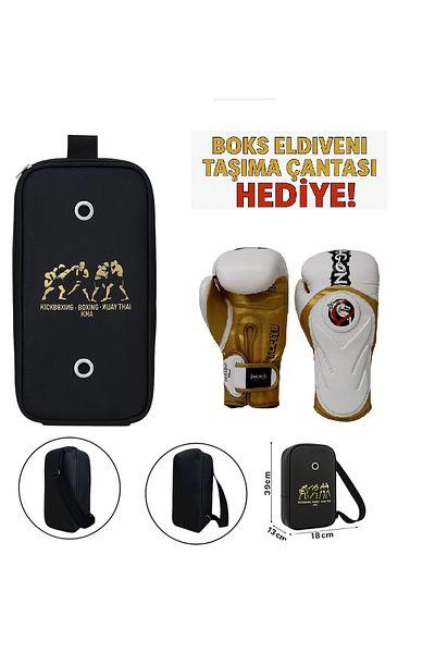 Dragondo Tepito Boxing Gloves Kick Boxing Muay Thai Gloves and Gloves with Carry Bag