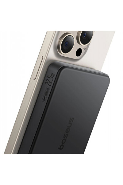 Baseus Baterie Externa Wireless Baseus Airpow2 Qi2 P10080000123-00, 10000mAh, USB-A/22.5W