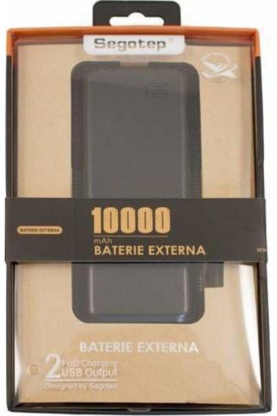 Segotep Segotep SG-P2 External Battery, 10000 mAh, 2A, 2 x USB, microUSB cable (Black)