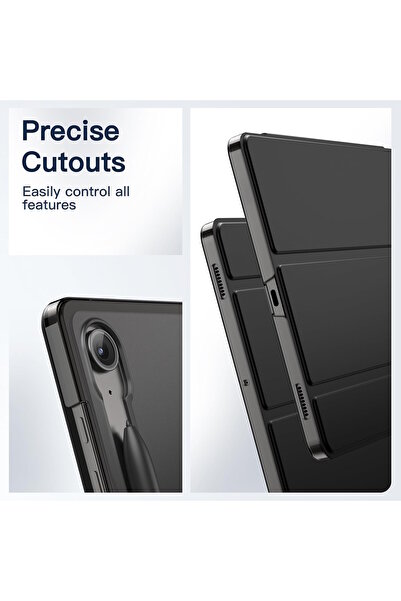 m.tk moveteck Samsung Galaxy S10 Fe Plus 13.1 inç Kılıf Smart Case Akıllı Uyku Modlu 360 Tam Korumalı X620 X626B