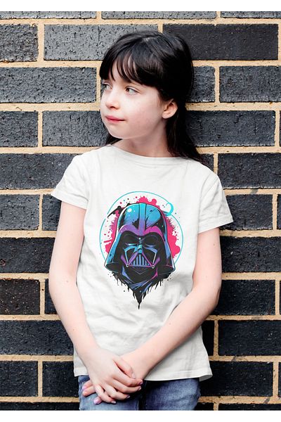SEVBANO Tricou pentru copii Star Wars Darth Vader imprimat unisex film (vârsta 1-12)