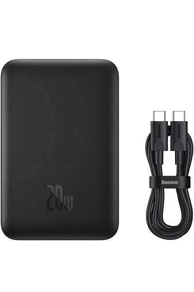 Baseus Baterie Externa Wireless Baseus Magnetic Mini PPCX070001, 10000mAh, 20W, PD + FQI