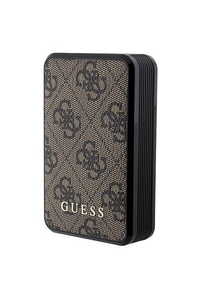 Guess External battery Guess, 10000mAh, 18W, QC, 1xUSB, 1xUSB-C, 1xMicroUSB, Battery indicator (Brown)