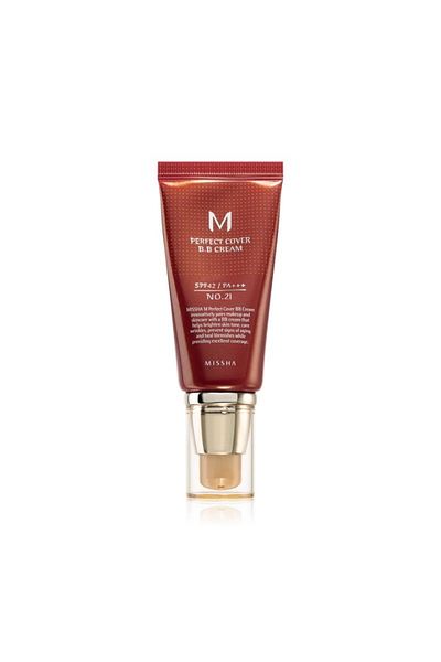 Missha High Coverage BB Cream, SPF42/PA+++ (50 ml, No. 21), Missha, 50 ml