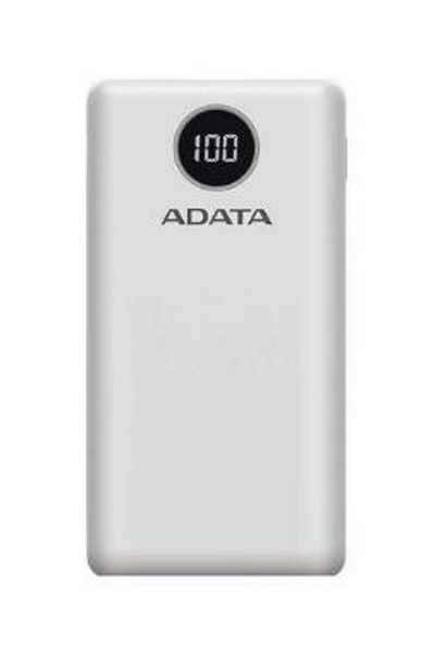 Adata Baterie externă A-Data P20000QCD, 20000mAh, 2x USB, 1 x USB-C (Alb)