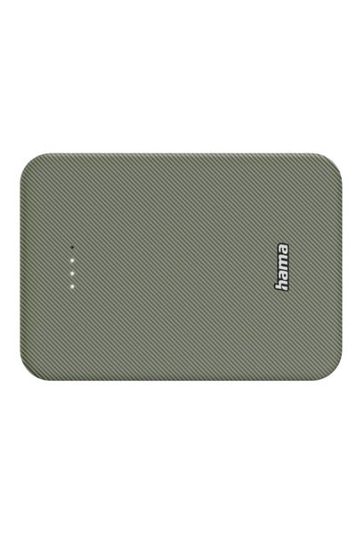 Hama External battery Hama 201713, Color 10, 10000 mAh, USB-C/USB-A (Green)