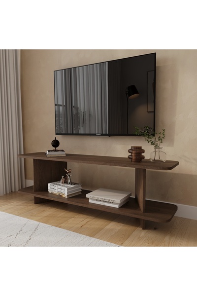 Misinko Solmera Tv Ünitesi | 140 cm - Ceviz Renkli