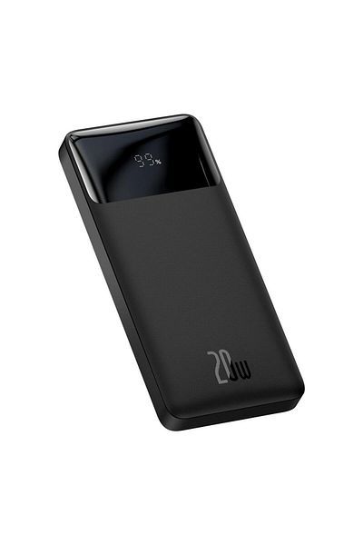 Baseus External battery Baseus Bipow Digital Display, Power Bank 10000mAh, PD 20W USB, USB-C, Black