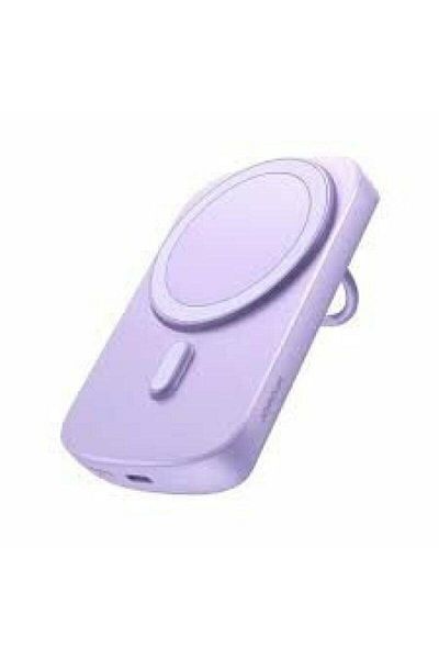Joyroom Joyroom Ring holder external battery, 6000mAh, 15/20W - Wired/Wireless, 1xUSB-C PD (Purple)