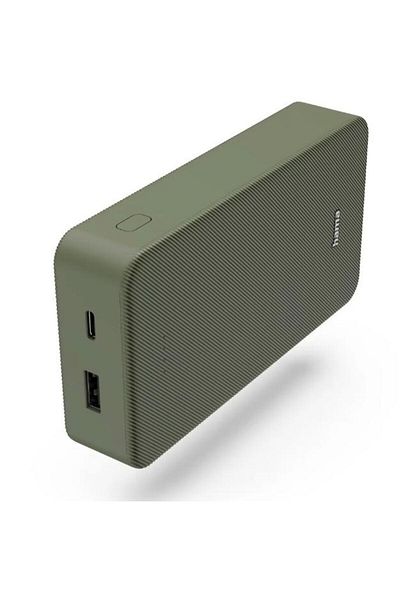 Hama Hama Colour 20 external battery, 20000 mAh, USB-C, USB-A (Green)