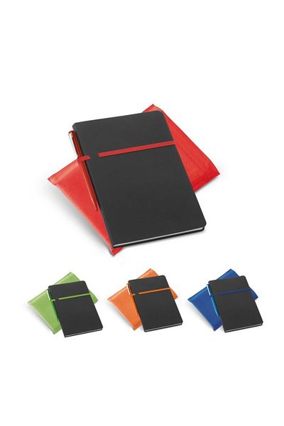 dalimag Caiet de notite A5 din PU cu 192 de pagini simple si suport pentru pix