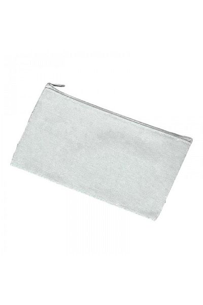 dalimag Zippered pencil case, cosmetic bag, gray, 21x11 cm