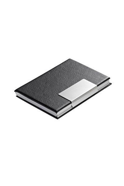 dalimag Port card din aluminiu si piele, livrat in cutie