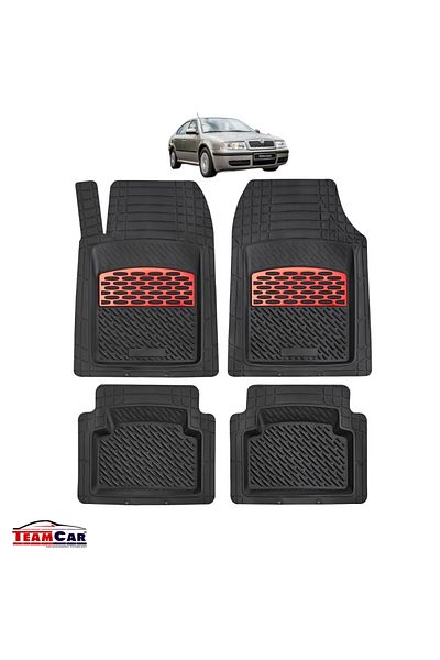 TEAMCAR Covorase Auto ® Skoda Octavia (1996–2010) Red