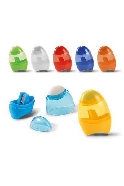 dalimag Ascutitoare de creioane 2 in 1 cu rezervor transparent si capac de cauciuc