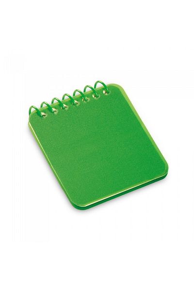 dalimag Notebook, portable, pocket, green, 70 x 80 mm