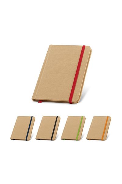 dalimag Pocket notepad, with 160 plain recycled pages and hard cover