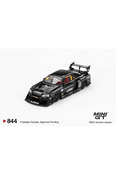 mini gt 1/64 Nissan LB-ER34 Super Silhouette SKYLINE Black