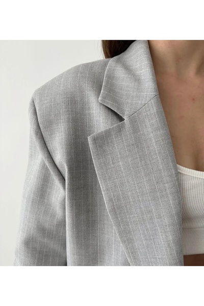 AÈC PRIVÈ Dámská pruhovaná bunda s podšívkou 5555 (100% bavlna, nežmolkuje)