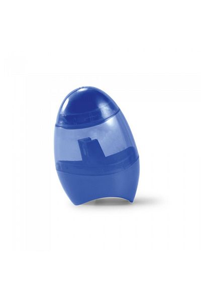 dalimag Ascutitoare creioane, 2 in 1, guma de sters, rezervor transparent, 41 x 60 x 23 mm, albastru