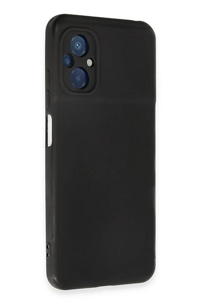 CepteToptan حافظة هاتف Xiaomi Poco M5 نانو من الداخل سيليكون مخملي - أسود - MKİ6225-9842
