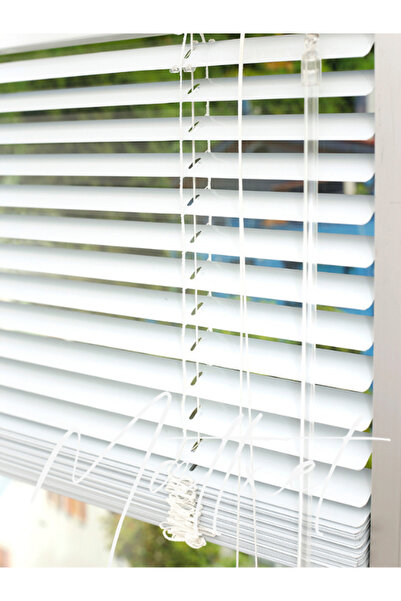 MATTEXT MEKANİK PERDE SİSTEMLERİ Beyaz Alüminyum Jaluzi Perde - 25m