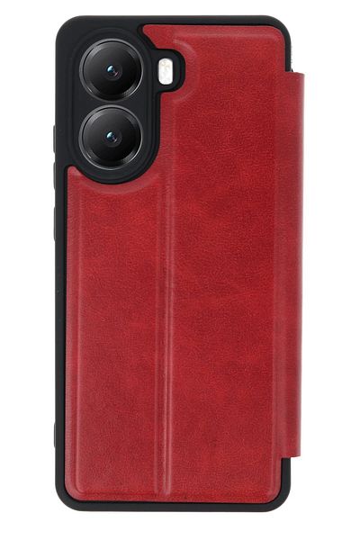 CepteToptan غطاء حماية قابل للطي لهاتف Xiaomi Poco X7 Pro - أحمر - MKİ2607-4878