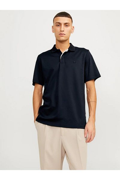 Jack & Jones Tricou JACK &JONES Rodney Polo - 12251180-Night Sky