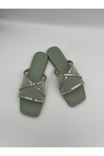 CHARLIE'SSHOES Mirror Stone Women's Slippers