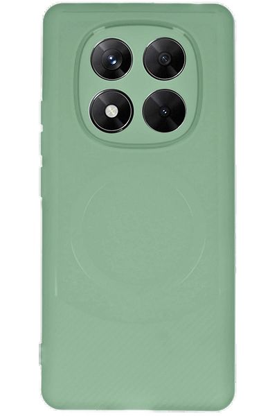 CepteToptan حافظة هاتف Xiaomi Redmi Note 14 Pro 4G من الكربون الماي - أخضر مائي - MKİ5662-6713