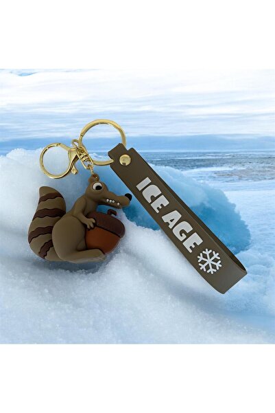 ÇERÇİ MELEK سلسلة مفاتيح وديكور حقيبة على شكل ثلج من العصر الجليدي