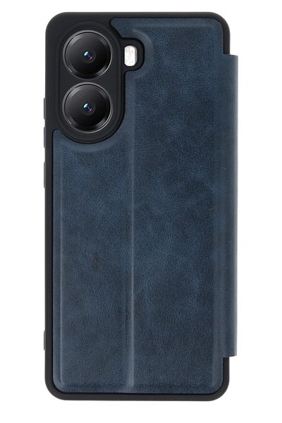 CepteToptan غطاء حماية قابل للطي لهاتف Xiaomi Poco X7 Pro - أزرق داكن - MKİ2063-8150