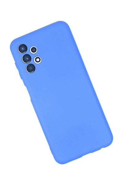 CepteToptan حافظة سامسونج جالاكسي A13 4G سيليكون أول - أزرق - MKİ4097-5249